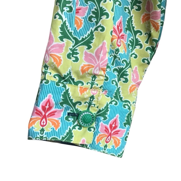Matilda Jane It’s A Wonderful Parade Green Acres Floral 3/4 Sleeve Tunic - Picture 6 of 9